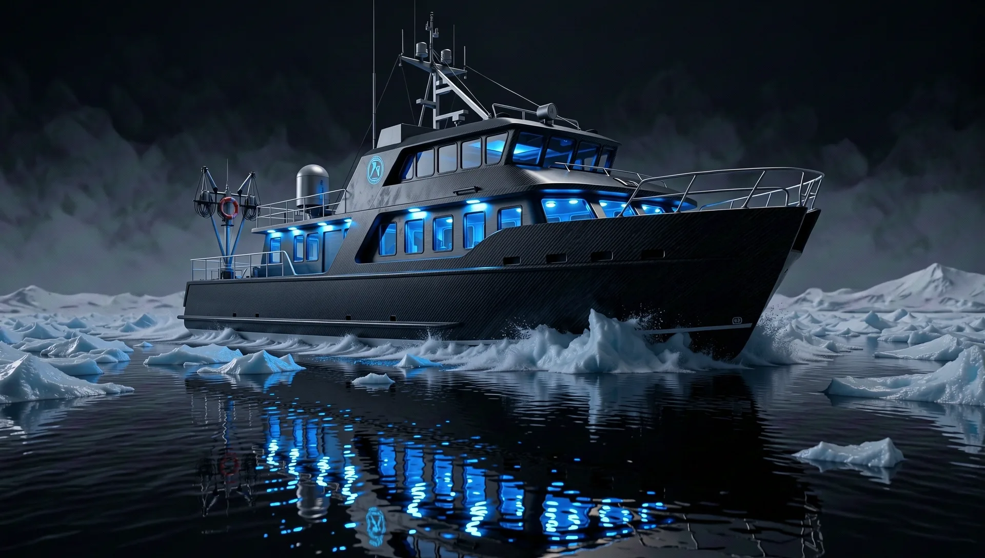 Arctic exploration vessel