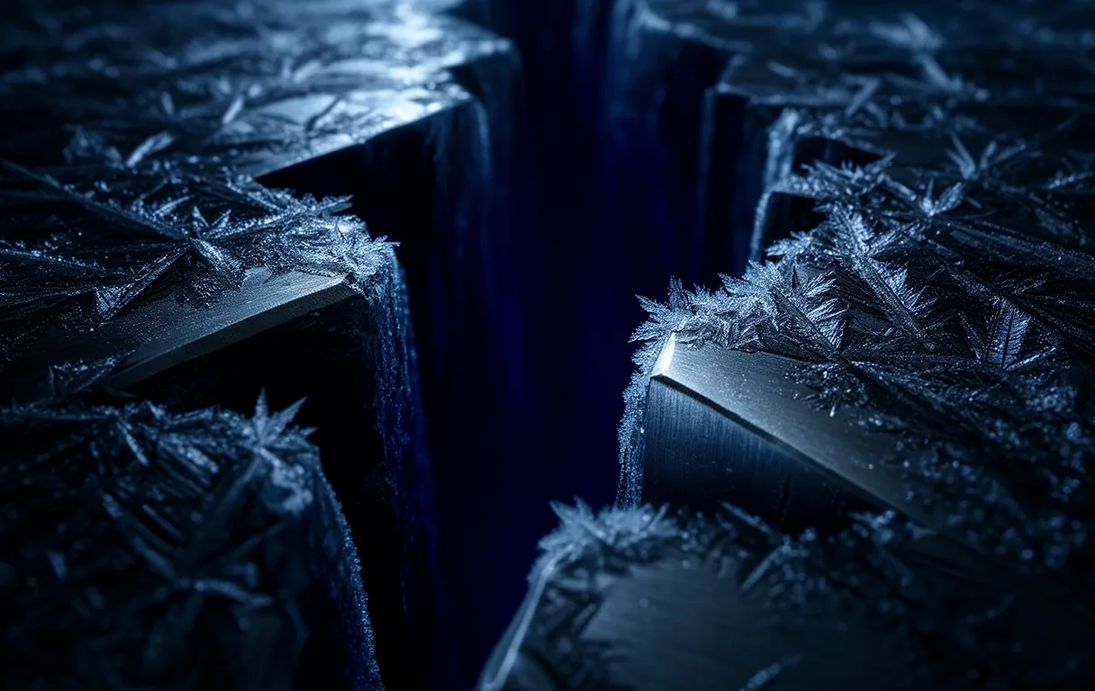 Ice fissure macro
