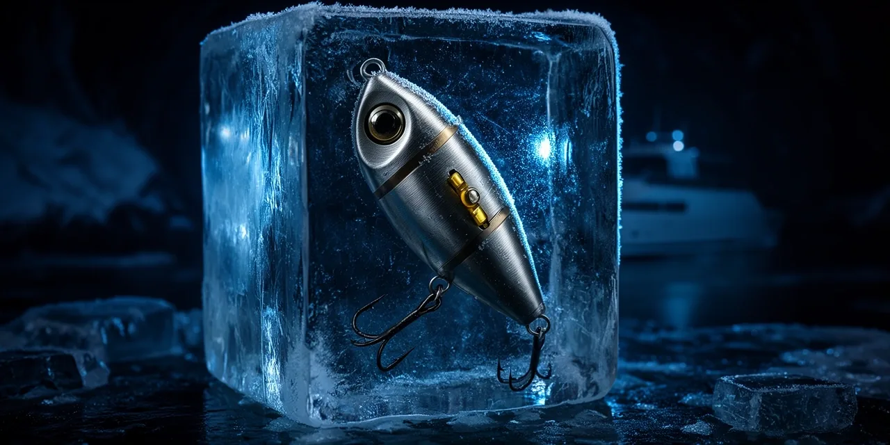 Technical arctic fishing gear detail